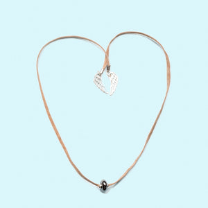 Angel Rock Star Hematite Choker Necklace