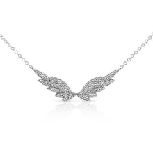 White Purity Diamond Angel Wing Necklace SOLD OUT